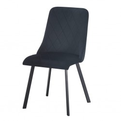 Kėdė EVELINA (HLR-66 Juodas) NAUJIENA Kėdė EVELINA (HLR-66 Juodas) NAUJIENA