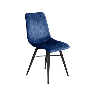Kėdė ENZ2-BP (AR299-15 Mėlynas + Juodos kojos)