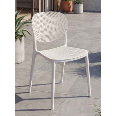 Kėdė ARENA plastikinė lauko (Balta) Kėdė ARENA plastikinė lauko (Balta)
