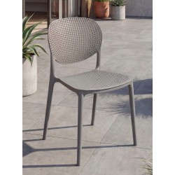 Kėdė ARENA plastikinė lauko (Pilka) Kėdė ARENA plastikinė lauko (Pilka)