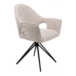 Kėdė AUGUSTA sukamoji (Baltic-0019 Šviesiai rudas)