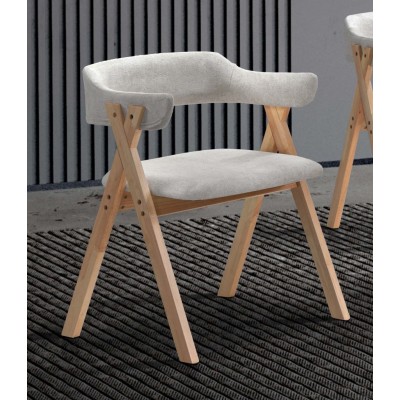 Kėdė AWANA (Natūralaus medžio spalva/H31088-02 Šviesiai rudas)