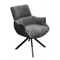 Kėdė EDINBURGH sukamoji (Wandy-456/PVC-2023-60 Pilka) Kėdė EDINBURGH sukamoji (Wandy-456/PVC-2023-60 Pilka)