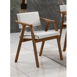 Kėdė MALYA (Riešuto spalva/H31088-02 Šviesiai rudas)