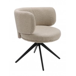 Kėdė PENELOPE sukamoji (OTE Cloud-120 Šviesiai rudas)