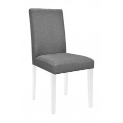 Kėdė VANESA (White-186/Q20-37 Tamsiai pilka) Kėdė VANESA (White-186/Q20-37 Tamsiai pilka)