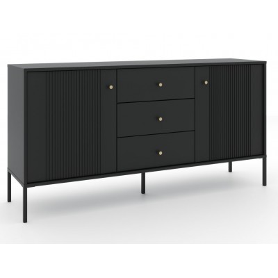 Komoda - indauja ISEO IS03 2D3S (Juoda) NAUJIENA Komoda - indauja ISEO IS03 2D3S (Juoda) NAUJIENA