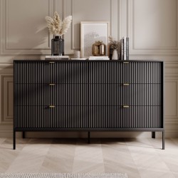 Komoda NOVA NKS154 (Juoda) Komoda NOVA NKS154 (Juoda)