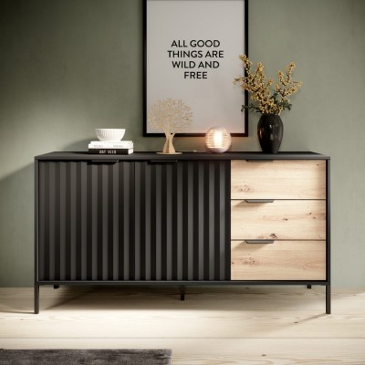 Komoda - indauja RAVE B (Czarny/Artisan) Komoda - indauja RAVE B (Czarny/Artisan)