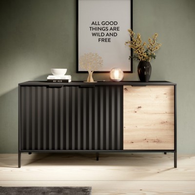 Komoda - indauja RAVE C (Czarny/Artisan)