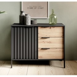 Komoda - indauja RAVE D (Czarny/Artisan) Komoda - indauja RAVE D (Czarny/Artisan)