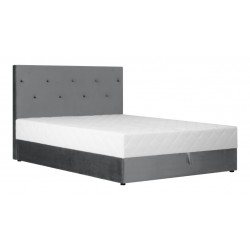 Lova BX2-BP 140 (BluvelGrey-18) su čiužiniu V