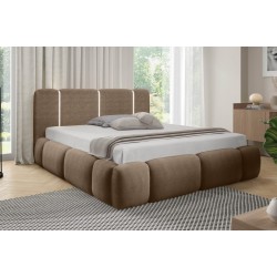 Lova BIANCO 160 su LED apšvietimu (Lambi-04) NAUJIENA