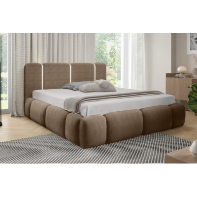 Lova BIANCO 160 su LED apšvietimu (Lambi-04) NAUJIENA