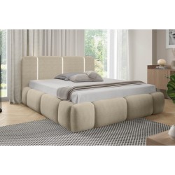 Lova BIANCO 160 su LED apšvietimu (Lambi-06) NAUJIENA