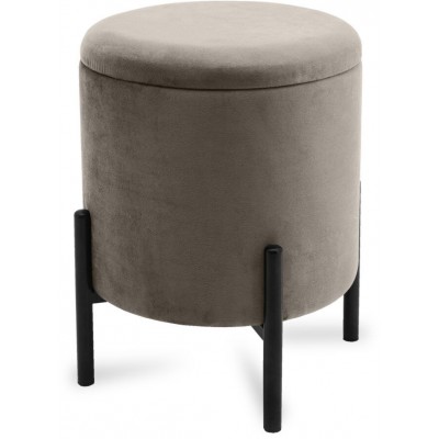 Pufas MF2-BP apvalus pufas (Velvet #11 Šviesiai rudas) 