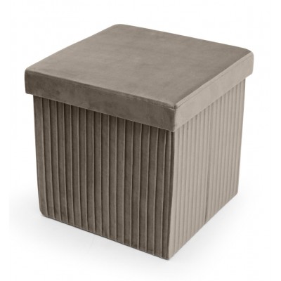 Pufas CARAMEL sulankstomas (Velvet #11 Šviesiai rudas)