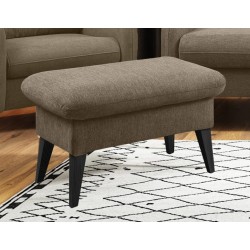 Pufas - banketė -pakojis LAHTI (Bangkok Taupe/Juodos kojos)