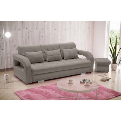 Sofa - lova NN2-BP su pufu (Vogue-04) 
