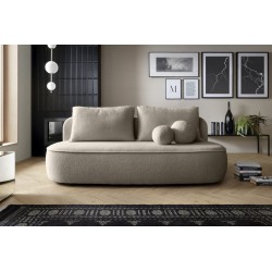 Sofa - lova TD2-BP be dekoratyvinių apvalių pagalvėlių (Bubble-03)