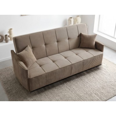 Sofa - lova DIANA (Uttario Velvet-2976/Lincoln-17N)  V