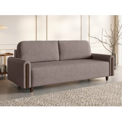 Sofa - lova MADERA (Bubble-04/Orzech) NAUJIENA