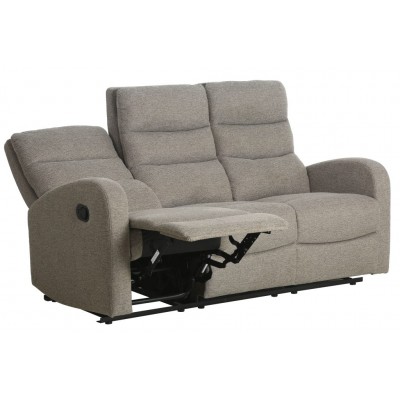 Sofa ORLO-III trivietė reglaineris (Šviesiai rudas) NAUJIENA
