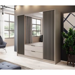 Spinta NELLY 4D-L su veidrodžiu (Cashmere) V