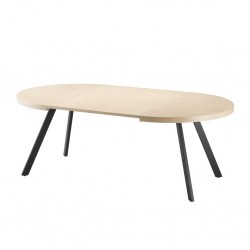 Stalas DGL2-BP apvalus išskleidžiamas (Ashtree Grey)