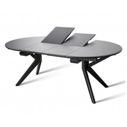 Stalas FBL2-BP apvalus išskleidžiamas (Black Wenge)