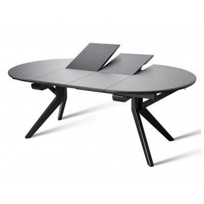 Stalas FBL2-BP apvalus išskleidžiamas (Black Wenge)