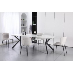 Stalas PER2-BP apvalus išskleidžiamas (Melamine Nr.13)