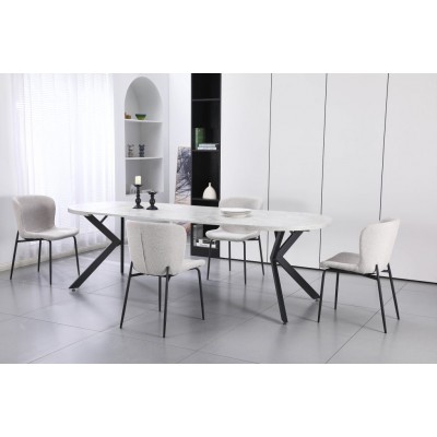 Stalas PER2-BP apvalus išskleidžiamas (Melamine Nr.13)