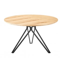 Stalas TH2-BP apvalus (Ashtree Natural)