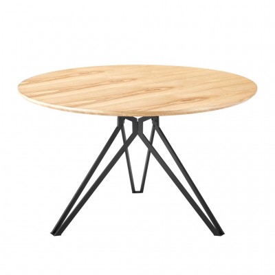 Stalas TH2-BP apvalus (Ashtree Natural)