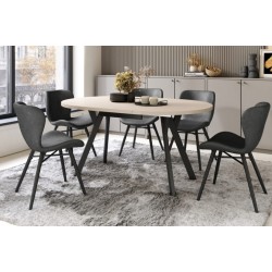 Stalas ALDO-90 apvalus išskleidžiamas (Szampanski) Stalas ALDO-90 apvalus išskleidžiamas (Szampanski)