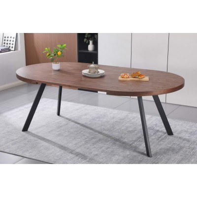 Stalas DOUGLAS apvalus išskleidžiamas (Walnut) Stalas DOUGLAS apvalus išskleidžiamas (Walnut)