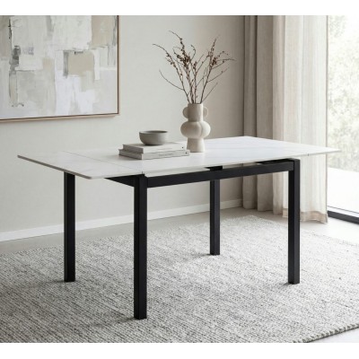 Stalas HORTON išskleidžiamas (Ceramic White) Stalas HORTON išskleidžiamas (Ceramic White)