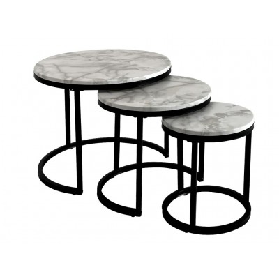 Staliukų komplektas BALTAR (3vnt.) (PVC Marble)