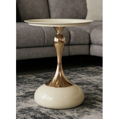 Staliukas DEZZO apvalus (Gelsvas) Staliukas DEZZO apvalus (Gelsvas)