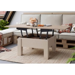 Staliukas OSLO-N pakeliamas ir išskleidžiamas transformeris su daiktadėže Szampanski) Staliukas OSLO-N pakeliamas ir išskleidžiamas transformeris su daiktadėže Szampanski)