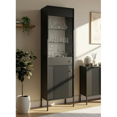 Vitrina ISEO IS04 2D (Juoda) NAUJIENA