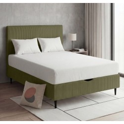 Lova DIVA PLUS 140 (Lincoln Green-37) su čiužiniu NAUJIENA